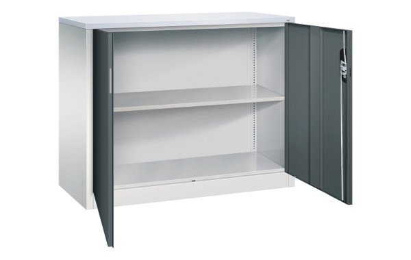 C+P Büroschrank Acurado, H1000xB1200xT500mm, 7035/7016, 9486-1200 S10445