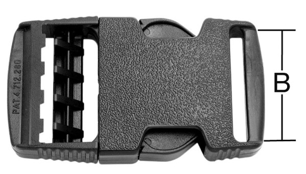 Vormann Steckverschlüsse für Gurte bis 40 mm, VE: 5 Stück, 007904930AV