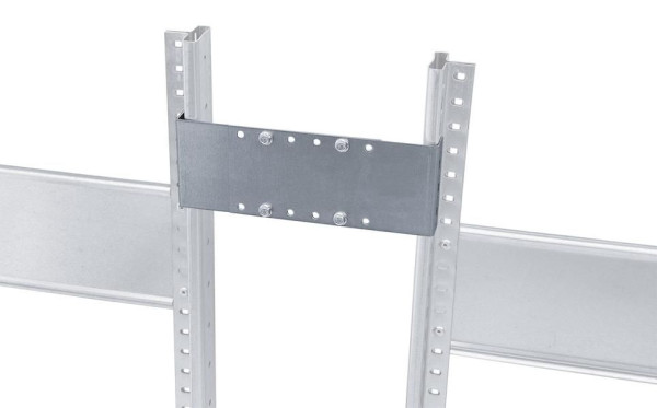 Schulte Distanzhalter, Länge 265-465 mm, für Doppelregale, verzinkt, 13921-F