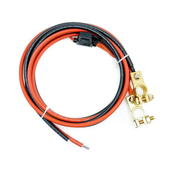 WATTSTUNDE 4mm² Batterieanschlusskabel BAKA20 mit 20A Sicherung und Polklemmen im Set, 400-04150
