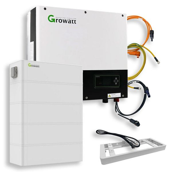 Growatt Nachrüstsatz 10,24kWh ARK SPH 8000TL3 BH-UP Hybrid-Inverter LiFePO4-Speicher, 4-01-024894-003