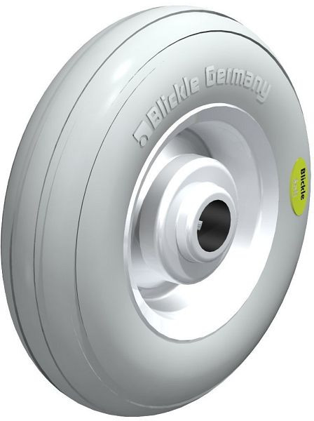 Blickle VW 125/15R-SG Rad aus Weichgummi, Grau, 534065