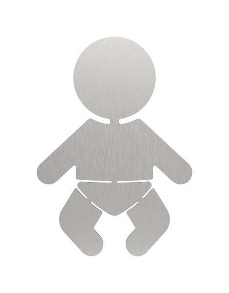 DREILICH Edelstahlverarbeitung WC WICKELRAUM/ 85 x 120 x 2mm, 2002050009