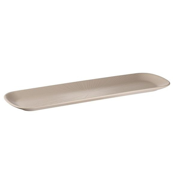 APS GN 2/4 Tablett "NERO", Melamin, 53 x 16,2 cm, Höhe 2,5 cm, 85402