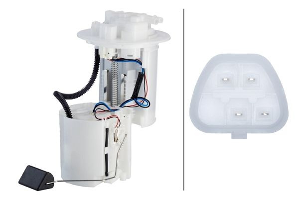 HELLA Kraftstoff-Fördereinheit, 12V, elektrisch, 4-polig, mit Dichtung, 8TF 358 303-131