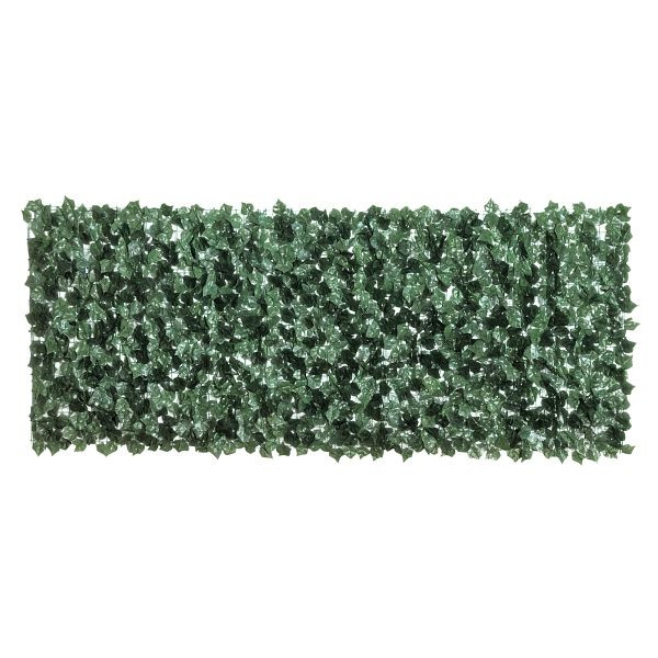 Outsunny Kunsthecke Kunstpflanze, Kletterpfanze künstliche, 240cm x 100cm. Grün, 844-199