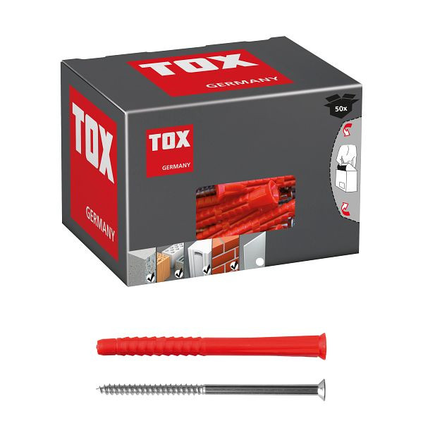 TOX Allzweck-Langdübel Constructor 6x50 mm + Schraube, VE: 50 Stück, 022102081