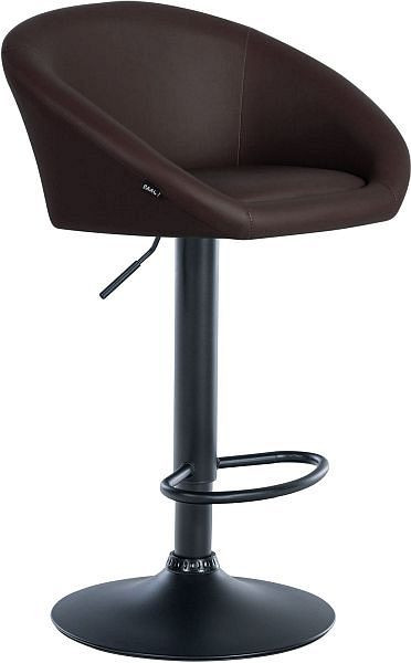 CLP Barhocker Davie Kunstleder schwarz, braun, 324036