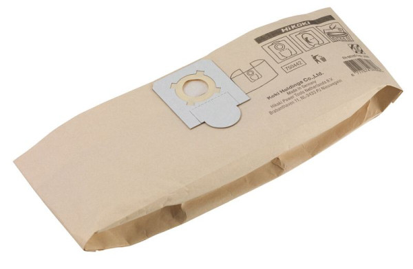 HiKOKI Papierstaubsack M-Klasse WDE1200, VE: 5 Stück, 750442