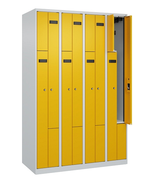 C+P Z-Spind Evolo PLUS, 8 Fächer, 1850x1200x500mm, 7035/1004, Zylinderschloss, 049003-408 S10027