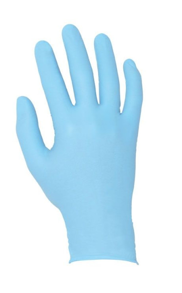teXXor Nitril-Einweg-Handschuhe UNGEPUDERT, blau, Größe: 8, Box, VE: 10 Stück, 2214-8