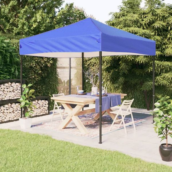 vidaXL Partyzelt Faltbar Blau 2x2 m, Top-Qualität, 93493