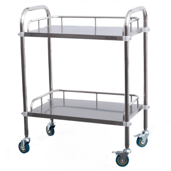 ALLPAX Laborwagen mit 2 Ablagen 60 x 40 x 86 cm, 10022445