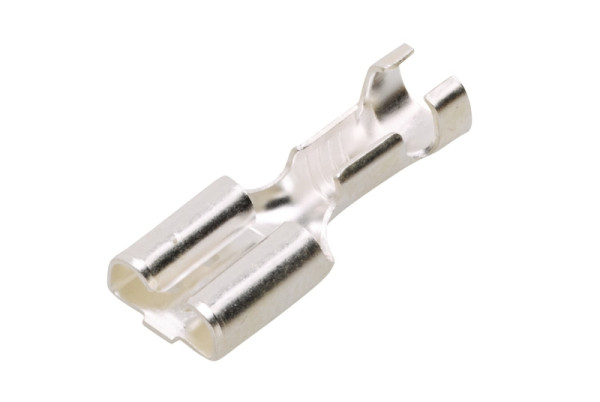 HELLA Leitungsverbinder, silber, von: 1.5mm², bis: 2.5mm², Flachsteckhülse, 6,3 x 0,8, Ø: 6.3mm, 8KW 744 825-003