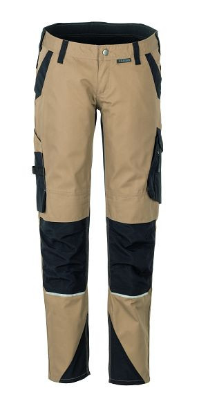 Planam Norit Damen Bundhose, sand/schwarz, Größe 50, 6413050