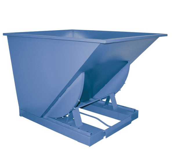 VARIOfit Selbstkipper, Außenmaße: 1.525 x 1.205 x 1.070 mm, RAL 5012 lichtblau, 2-Komponenten-Lack, sw-100.004