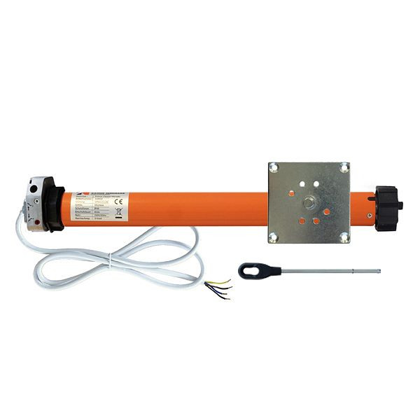 Kaiser Nienhaus Mechanischer Rollladenantrieb mit Nothandkurbelgetriebe, 20Nm, 15U/min, bis 5qm, 230V, inkl. Motorlager, 152000