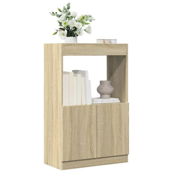 vidaXL Highboard Sonoma-Eiche 63x33x100 cm Holzwerkstoff, 855099