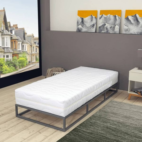 vidaXL Matratze 140 x 200 cm 7 Zonen Taschenfedern 20 cm H2, 282814