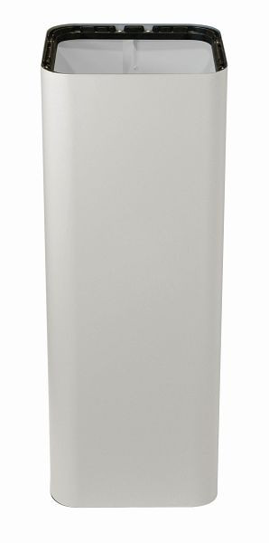 Design-Abfallbehälter PURE ESSENTIAL Weiß, B 300 x T 300 x H 800 mm, 392019