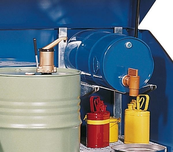 asecos Fassauflage Stahl für Gefahrstoffstationen, 400x500x55, 23053