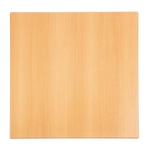 Bolero viereckige Tischplatte Buche 60cm, vorgebohrt, GG634