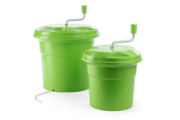 Hendi Salatschleuder, 12 L, ØxH: 335x430 mm, Trocknen von Salat, 222553