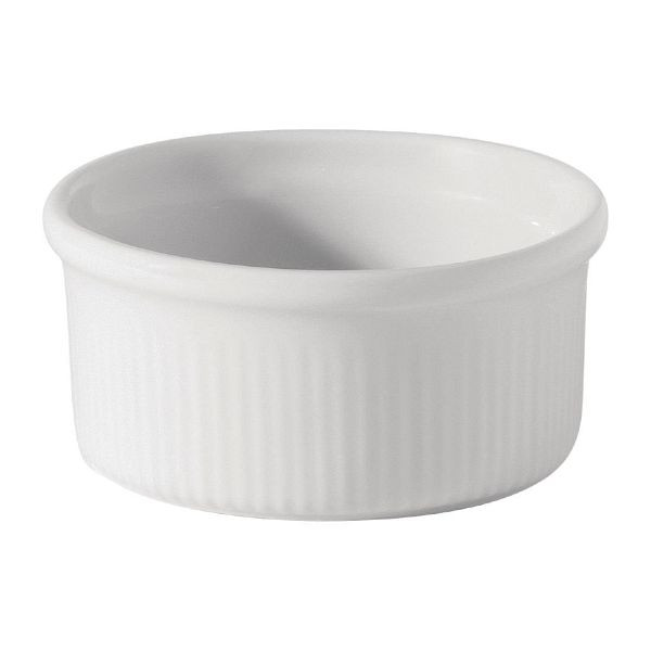 Utopia Titan Förmchen Weiß 8 cm/110 ml, VE: 12 Stück, DB857