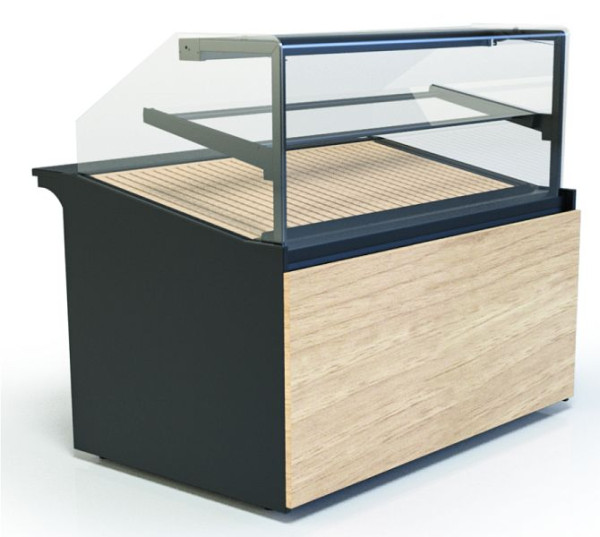 KBS Bäckereiverkaufstheke Bakery 130 Neutral ohne Kälte, neutral, für Brot, mit LED-Beleuchtung, 621331