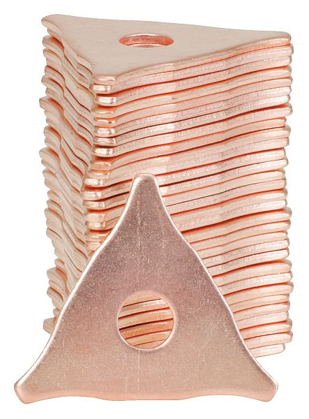 KS Tools Dreispitz-Lochscheiben verkupfert, VE: 1000 Stück, 500.8596