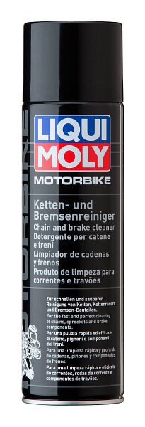 LIQUI MOLY Motorbike Ketten- und Bremsenreiniger, Dose Aerosol, VE: 0,5 Liter, 1602
