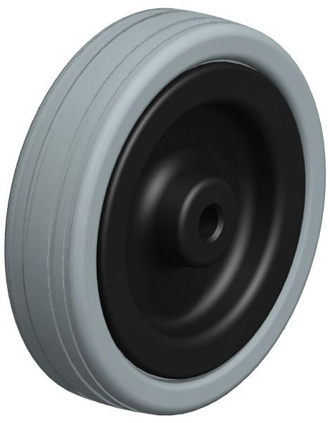 Blickle VPA 100/8G Rad aus Vollgummi, Grau, 226043