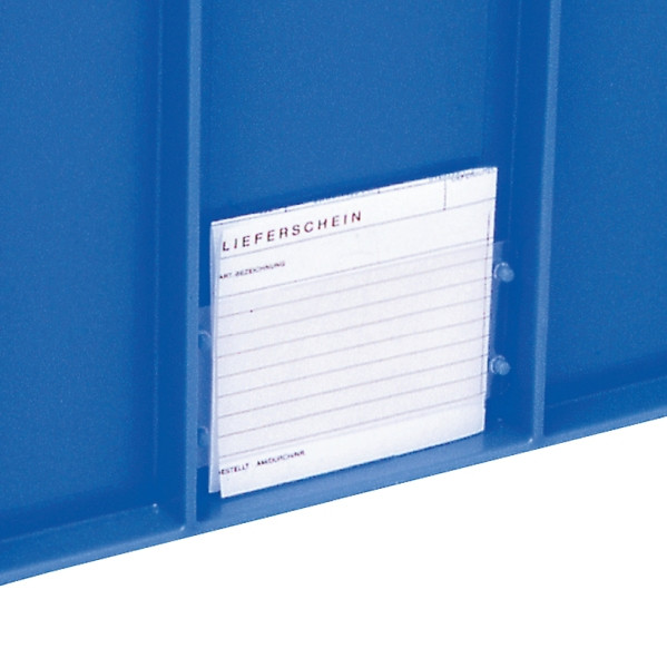 BITO Etikettenabdeckung ET6 glasklar Set, 82x24mm, 10 Stück, 9455