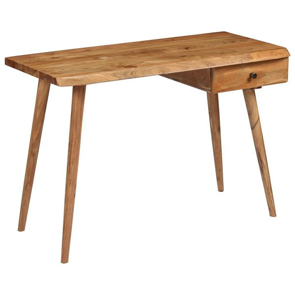 vidaXL Schreibtisch Akazienholz Massiv 110 x 50 x 76 cm, 245666