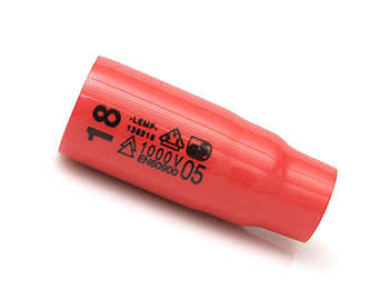 Lemp Steckschlüssel Einsatz 18mm 3/8" extra tief 12 kt, 135318