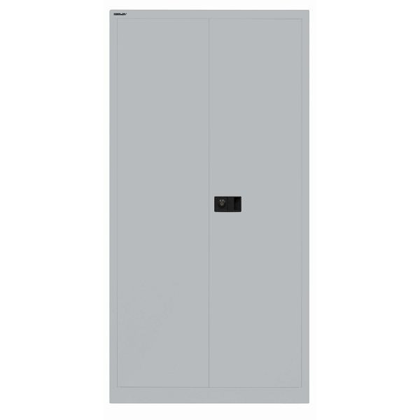 Bisley Flügeltürenschrank UNIVERSAL, 3 Fachböden für 4 Ordnerhöhen, 355 silber, E722A03G355