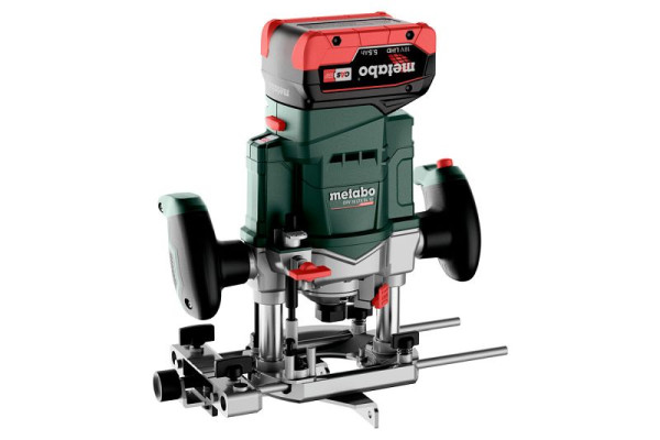 metabo Akku-Oberfräse OFV 18 LTX BL 12 metaBOX 340, inkl. 2 Akkus und Ladegerät, 601743660