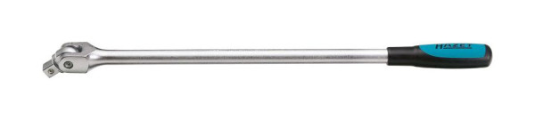 Hazet Gelenkgriff, Vierkant massiv 12,5 mm (1/2 Zoll), Mit Gelenk - zum Einsatz an schwer zugänglichen Stellen und zur Umgehung von Störkanten, 914-18
