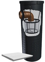 GreenLife Sickerschacht 140 Liter inkl. Abdeckung und 10 m² Geotextil, G0005626