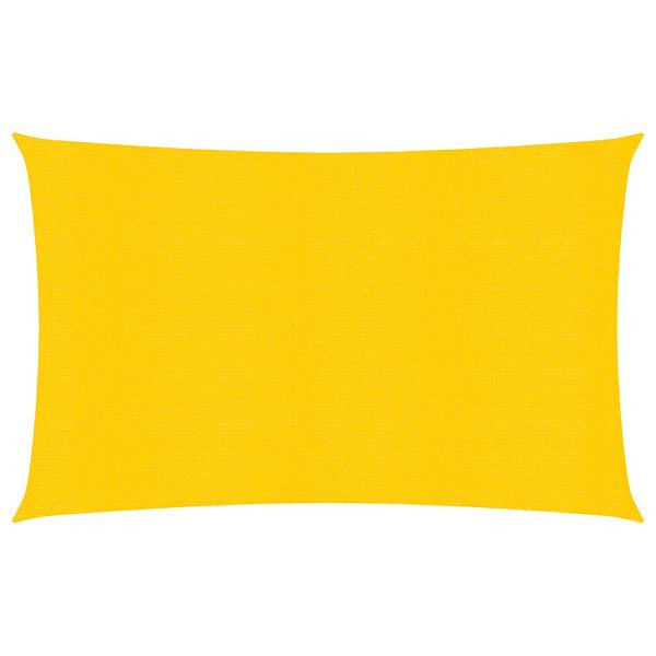 vidaXL Sonnensegel 160 g/m² Rechteckig Gelb 6x8 m HDPE, 311580