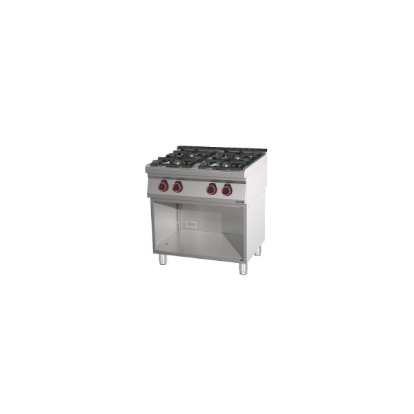 Casselin Gasherd mit 4 Kochstellen und Unterbau HP 80 - Linie 700, C7FOG4FHP80S
