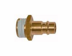 Riegler Nippel für Kupplungen NW 7,2 - NW 7,8, Messing blank, Außengewinde, Gewindebeschichtung, 125656