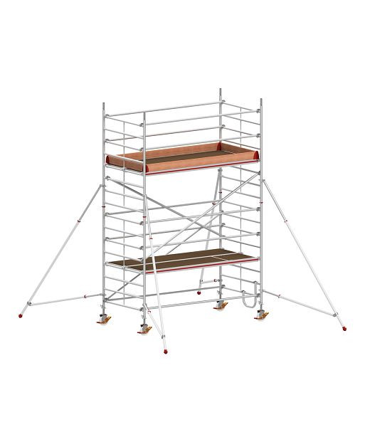 HYMER Fahrgerüst mit Ausleger, Bühnenlänge 2,95 m, Rahmenteilbreite 1,50 m, Reichhöhe 5,40 m, 837305