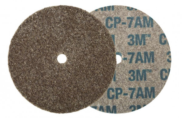 3M Scotch-Brite Roloc Cut and Polish Kompaktscheibe CP-UR, 75 mm x 3 mm x 10 mm, 5A FIN, VE: 40 Scheiben, 7000078000