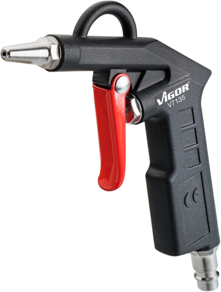 VIGOR Ausblas-Pistole, kurz, 6 bar Betriebsdruck, V7135, 4047728071352