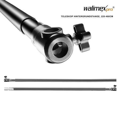Walimex pro Teleskop Hintergrundstange, 225-400 cm, 1016336