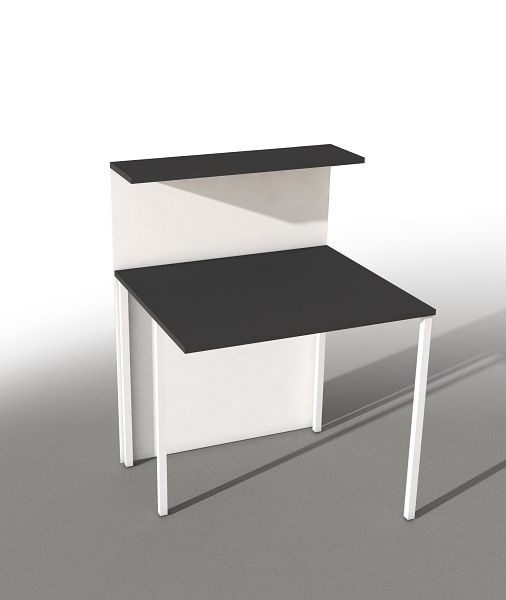 Kerkmann Theke Cento Erweiterungselement, B 1000 x T 800 x H 1100 mm, weiß/anthrazit, 21386010