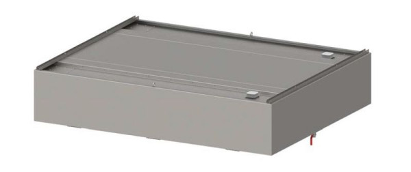 Stalgast Deckenhaube "Expert Line", kastenform 1700 mm x 1800 mm mit LC2 Typ A Zyklonen-/Labyrinthfilter, DH171812