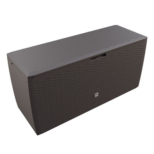 casaria Gartenbox 290L Braun Rato Plus mit Rollen wetterfest, 106898