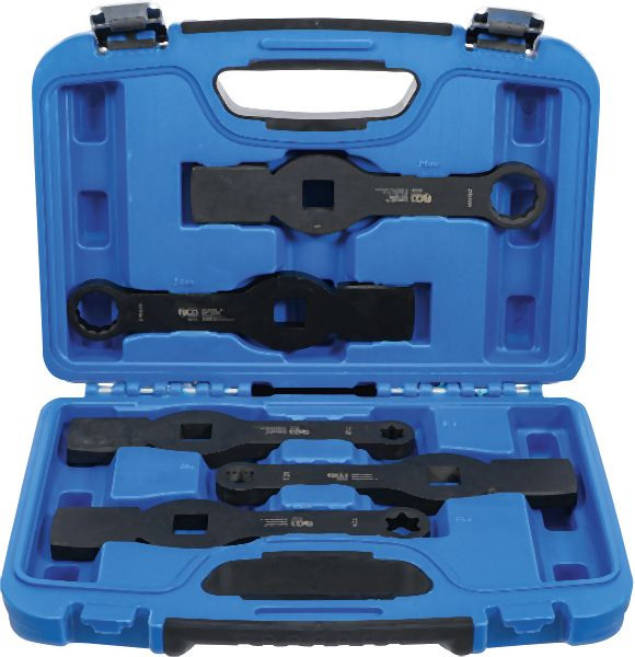 BGS Schlag-Ringschlüssel-Satz, Zwölfkant / E-Profil (für Torx), 5-teilig, 35310
